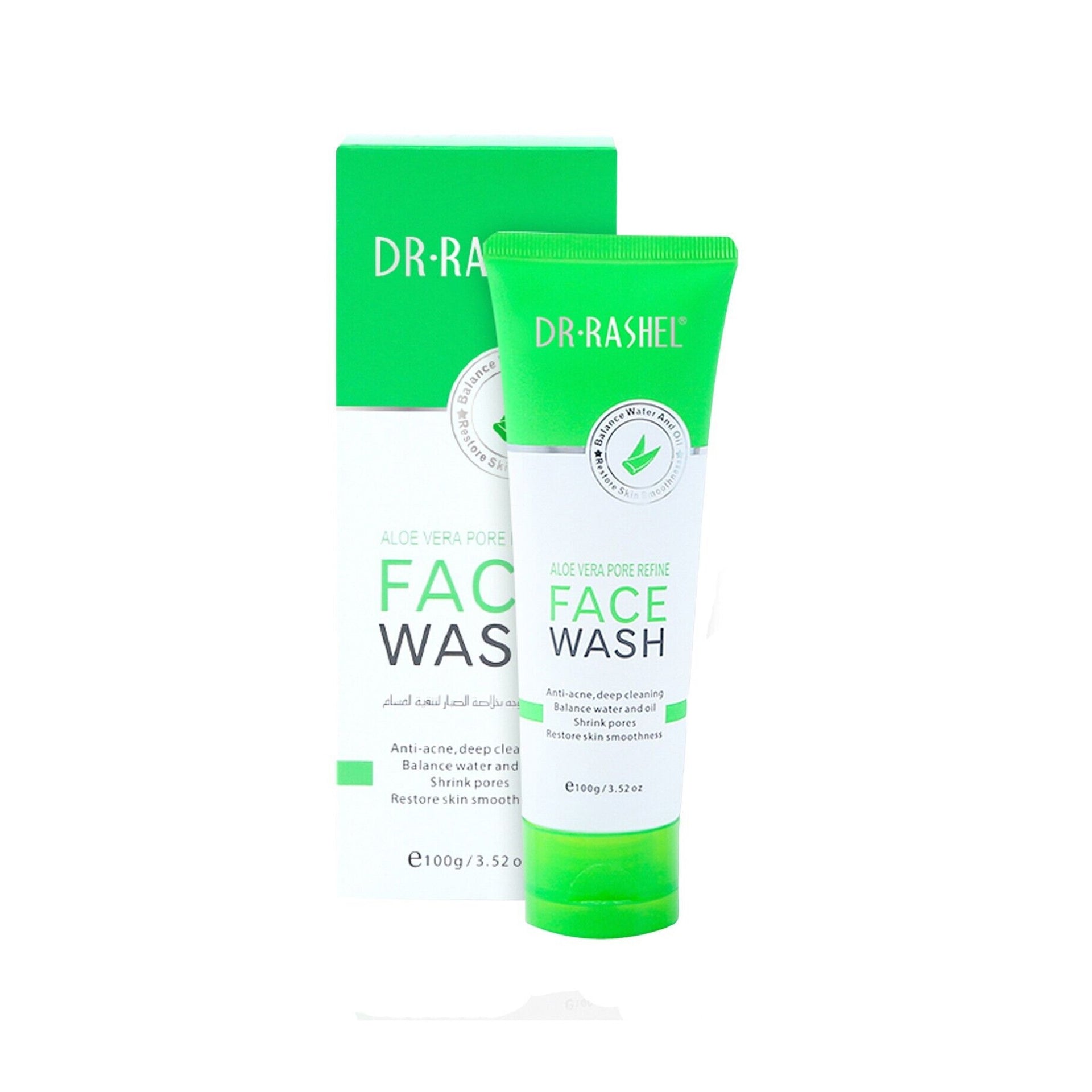 Dr.Rashel Aloe Vera Pore Refine Face Wash 100G | Best Price in Pakistan original skincare product Pakistan