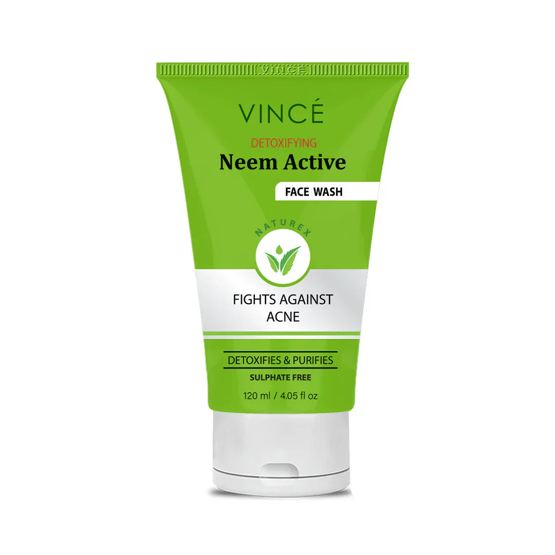 Vince | Detoxifying Neem Active Face Wash | 120Ml | Best Price in Pakistan original skincare product Pakistan Main image