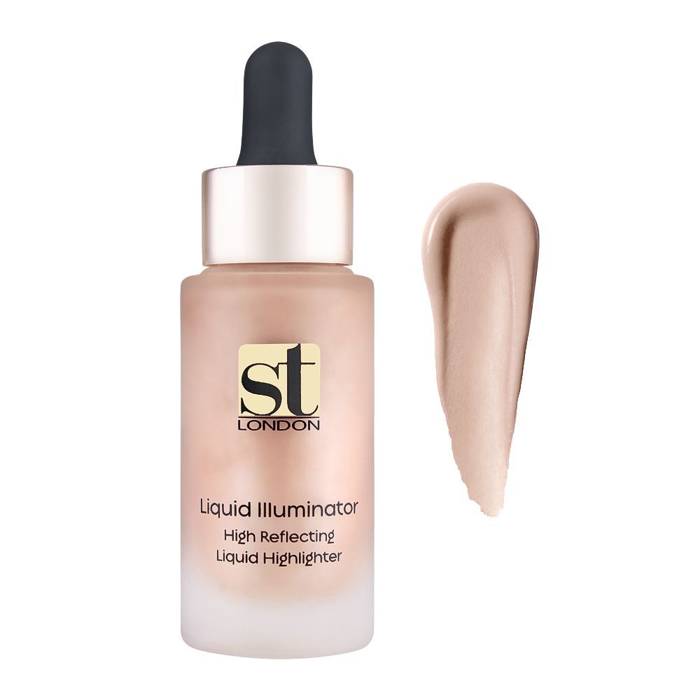 St London | Liquid Illuminator Highlighter | Champagne Pearl | Best Price in Pakistan original skincare product Pakistan مرکزی تصویر
