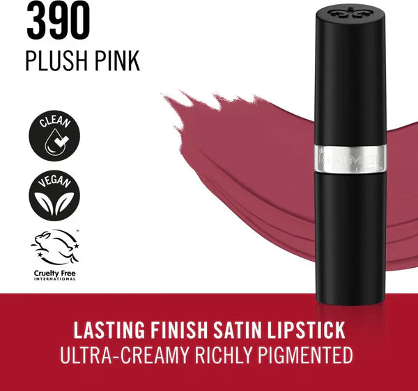 Rimmel | Lasting Finish Bullets Satin Lipstick | 320 Plush Pink | Best Price in Pakistan original skincare product Pakistan Main image