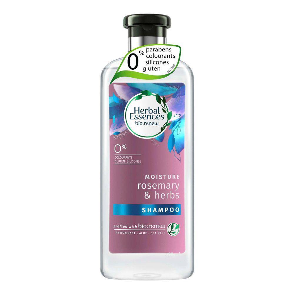 Herbal Essences Shampoo Moisture Rosemary & Herbs 400Ml | Best Price in Pakistan original skincare product Pakistan