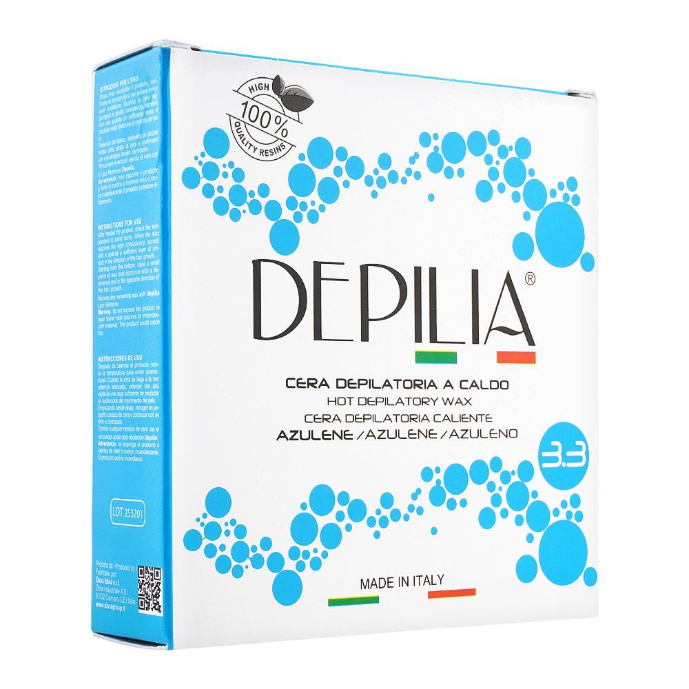 Depilia Azulene 3.3 Hot Depilatory Wax, 100ml | Best Price in Pakistan original skincare product Pakistan