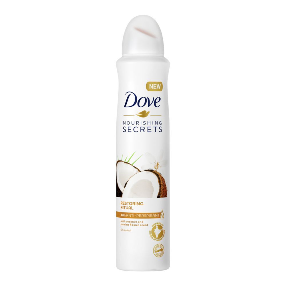 Dove A/P Deodorant Spray Nourishing Secrets Restoring Ritual 250Ml | Best Price in Pakistan original skincare product Pakistan مرکزی تصویر