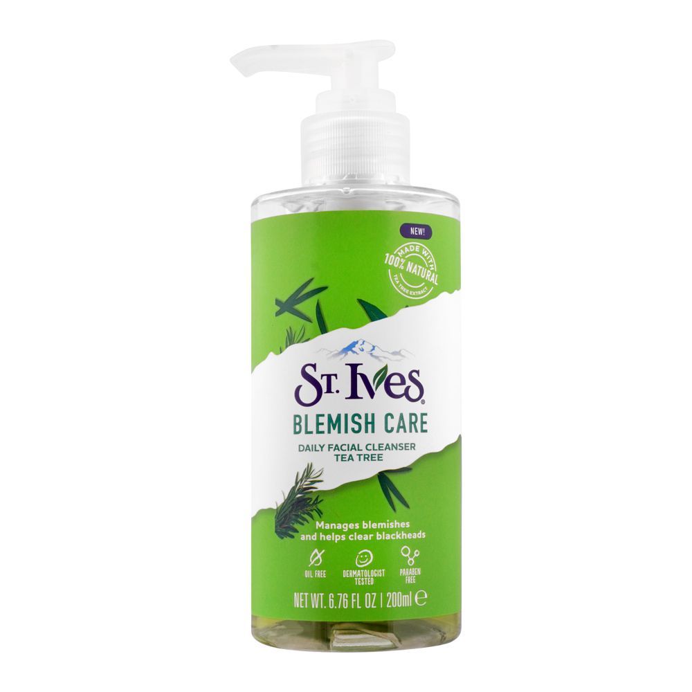 St. Ives | Facial Cleanser Pump 200Ml | Best Price in Pakistan original skincare product Pakistan مرکزی تصویر