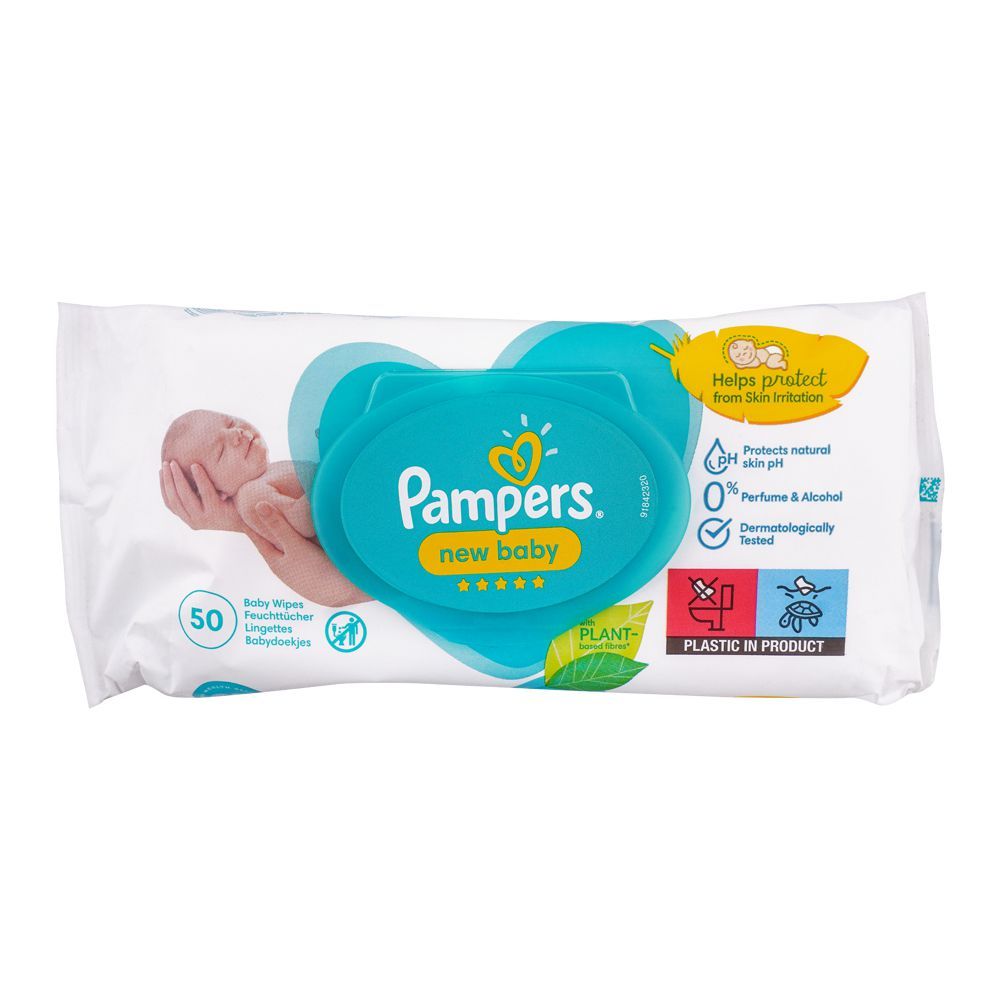 Pampers | New Baby Wipes Sensitive 50 S | Best Price in Pakistan original skincare product Pakistan