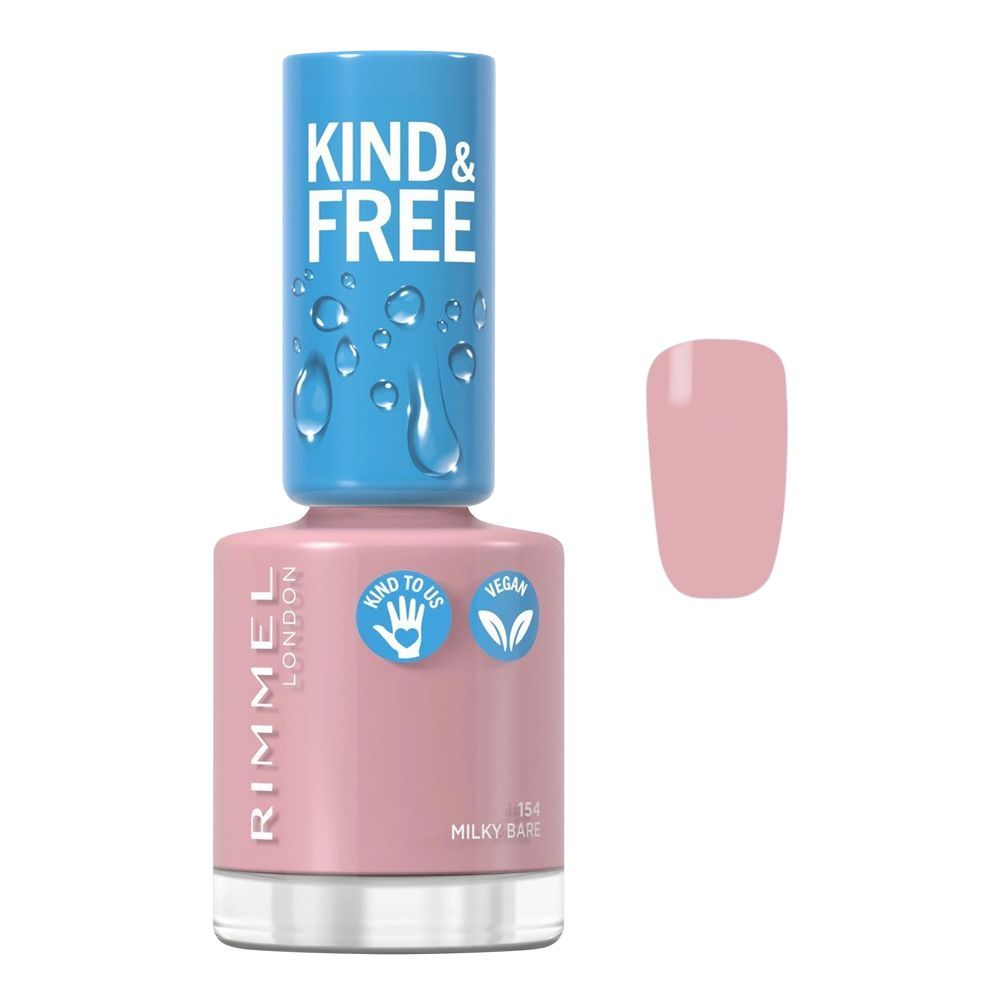Rimmel Kind & Free | Nail Polish | 154 Milky Bare | Best Price in Pakistan original skincare product Pakistan Main image