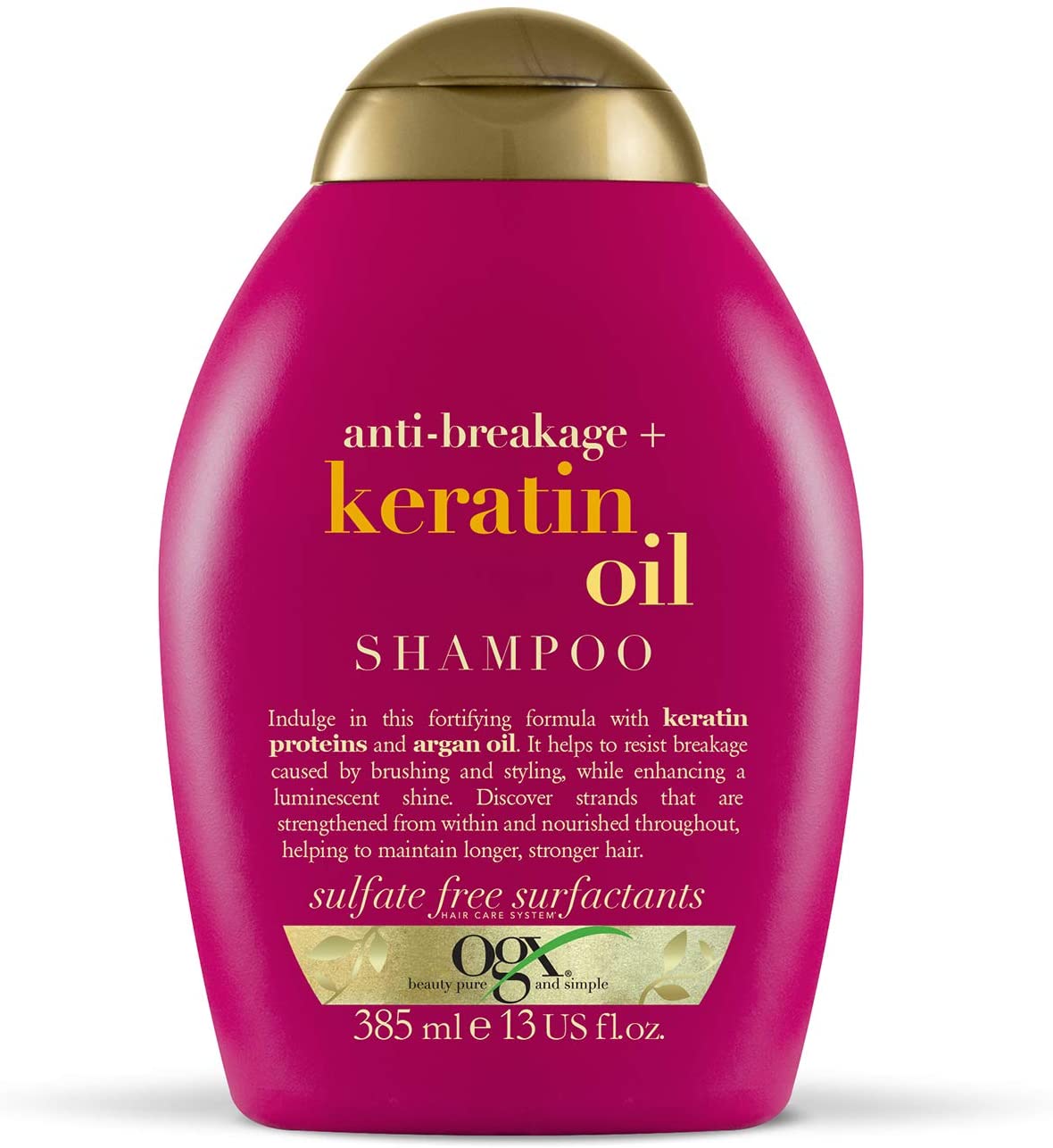 OGX Shampoo Anti Breakage Keratin Oil (Sulphate Free) 385 Ml | Best Price in Pakistan original skincare product Pakistan مرکزی تصویر
