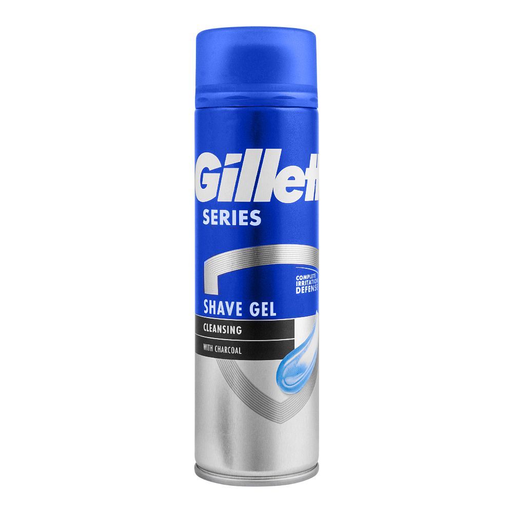 Gillette | Series Cleansing Shave Gel With Charcoal 200Ml | Best Price in Pakistan original skincare product Pakistan Main image