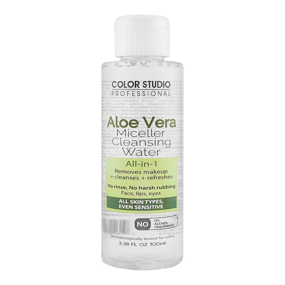 Color Studio | Micellar Cleansing Water | Aloe Vera 100ml | Best Price in Pakistan original skincare product Pakistan مرکزی تصویر