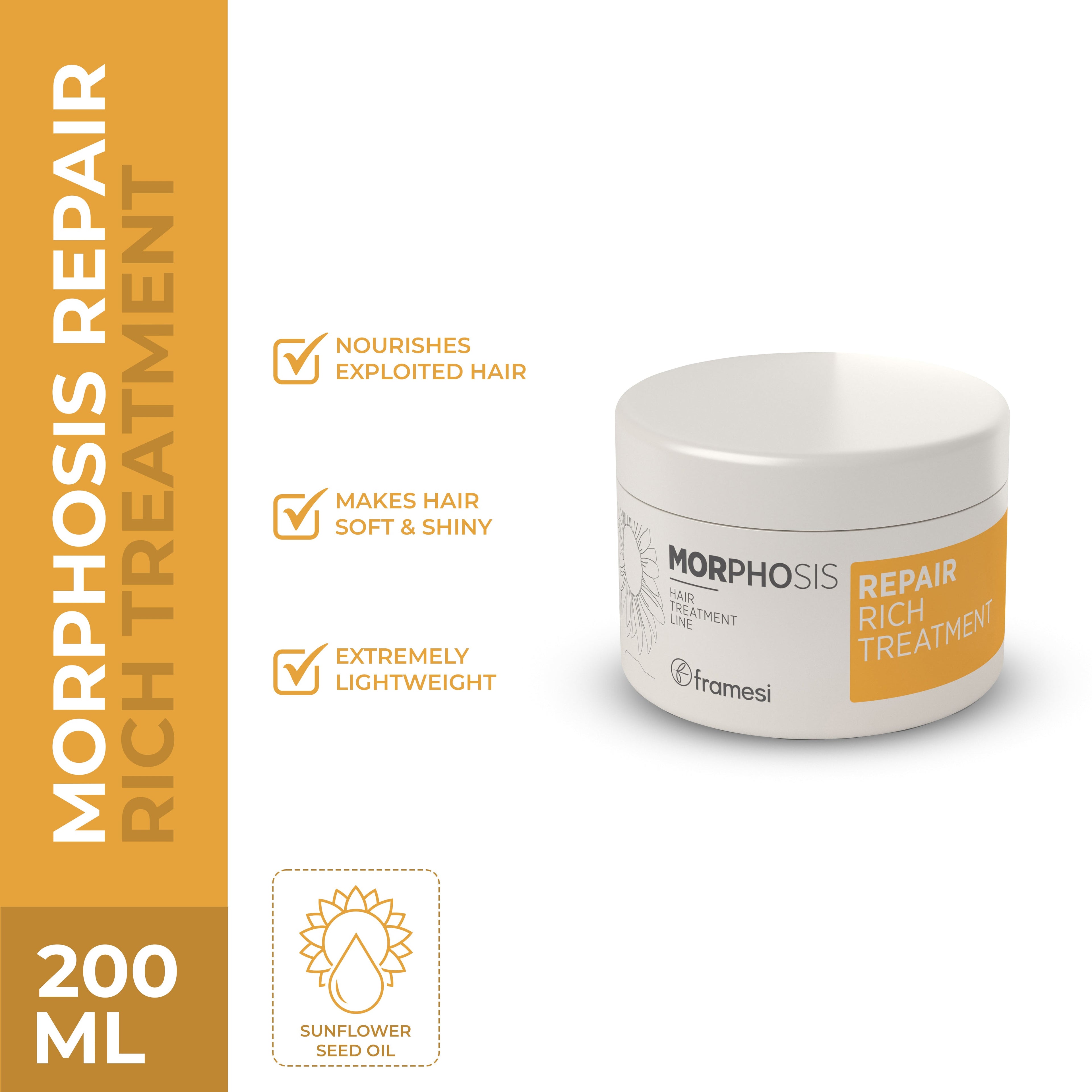Framesi | Morphosis Repair Rich Treatment 200 ml | Best Price in Pakistan original skincare product Pakistan