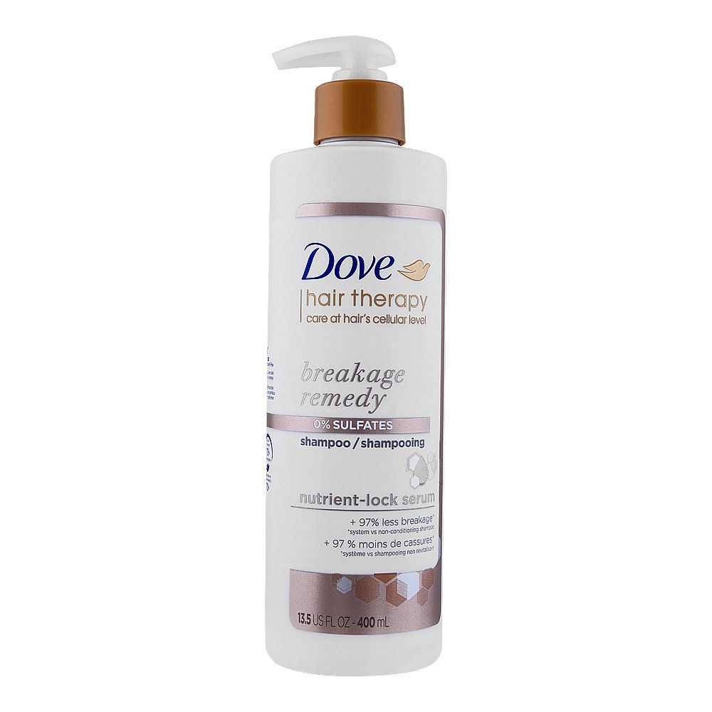 Dove Hair Therapy Breakage Remedy Nutrient-Lock Serum Shampoo, 400ml | Best Price in Pakistan original skincare product Pakistan