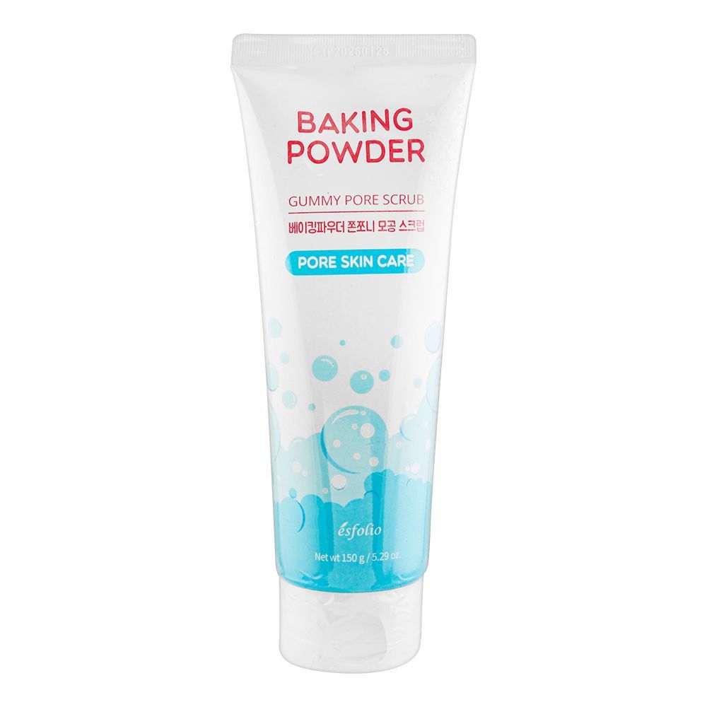 Esfolio Baking Powder Gummy Pore Scrub 150gm | Best Price in Pakistan original skincare product Pakistan Main image