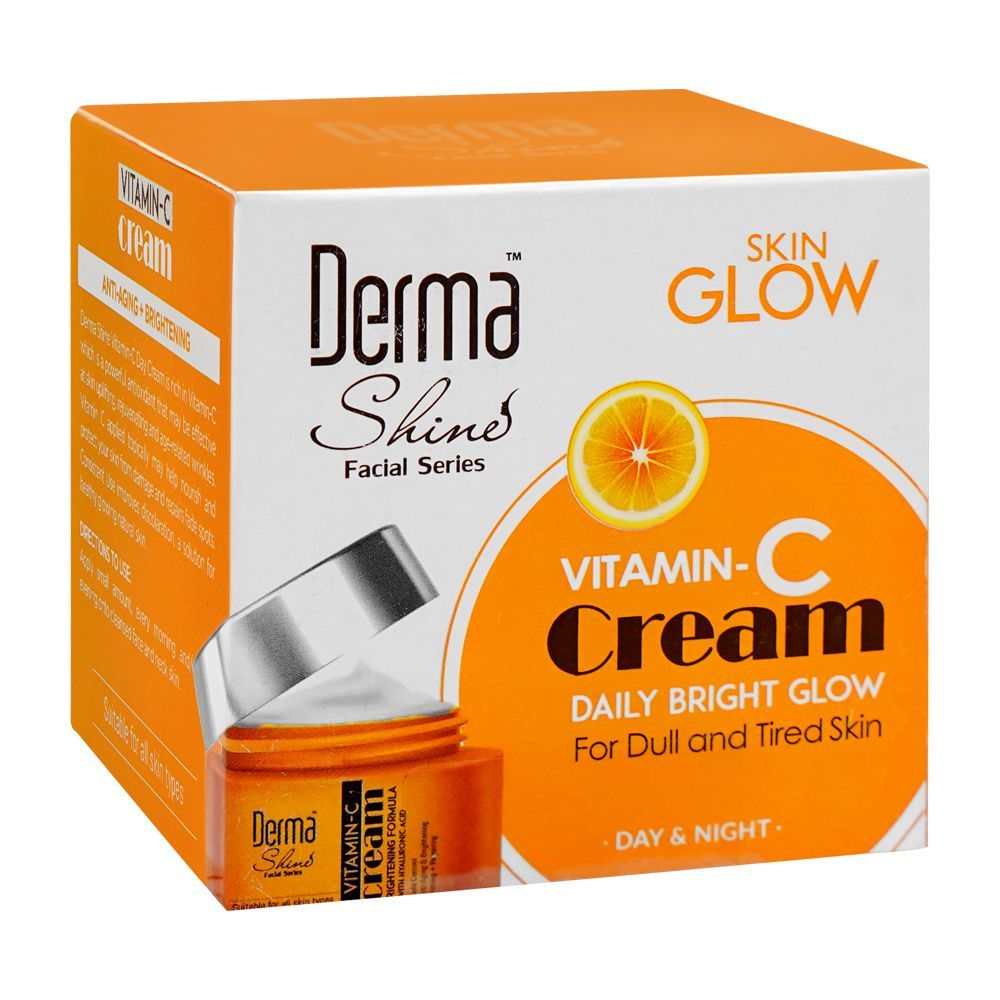 Derma Shine Vitamin C Cream Day & Night 100G | Best Price in Pakistan original skincare product Pakistan Main image