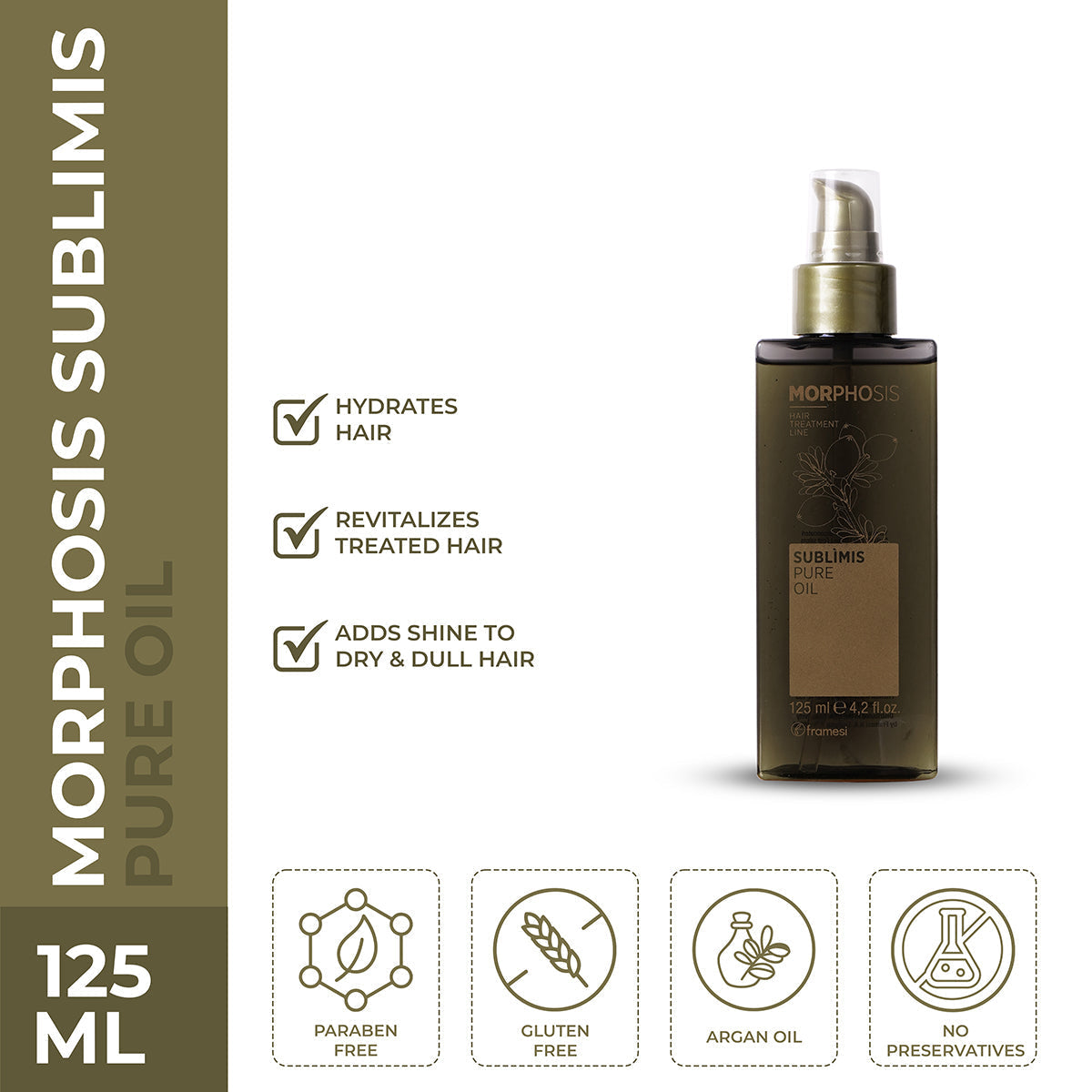 Framesi | Morphosis Sublimis Pure Oil 125 ml | Best Price in Pakistan original skincare product Pakistan