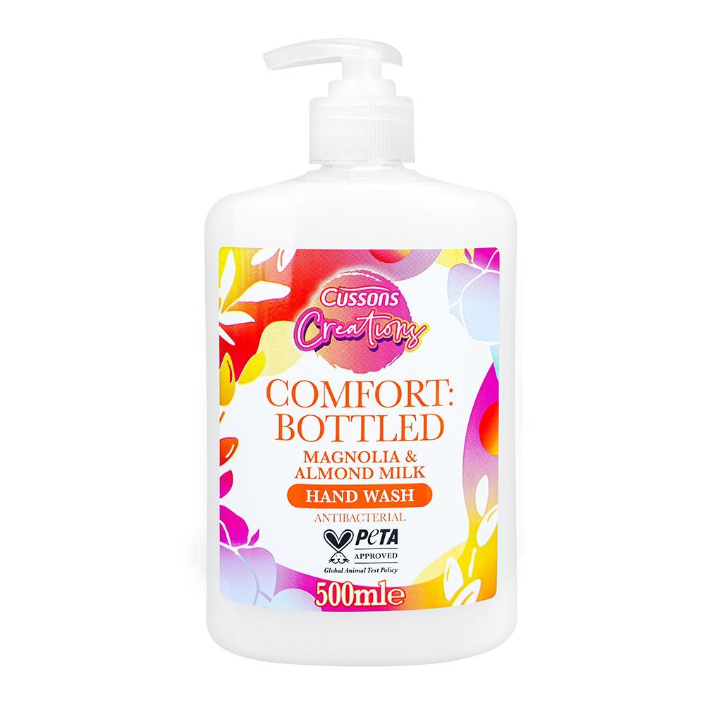 Cussons Creations Hand Wash Magnolia & Almond Milk 500Ml | Best Price in Pakistan original skincare product Pakistan مرکزی تصویر