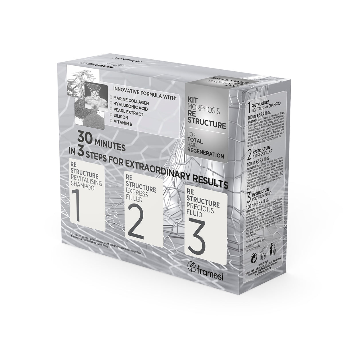 Framesi | Morphosis Restructure Kit 100 ml | Best Price in Pakistan original skincare product Pakistan مرکزی تصویر
