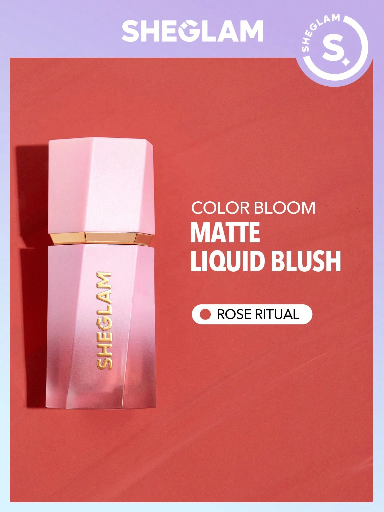 Shein Sheglam Color Bloom Dayglow Liquid Blush | Rose Ritual | Best Price in Pakistan original skincare product Pakistan Main image