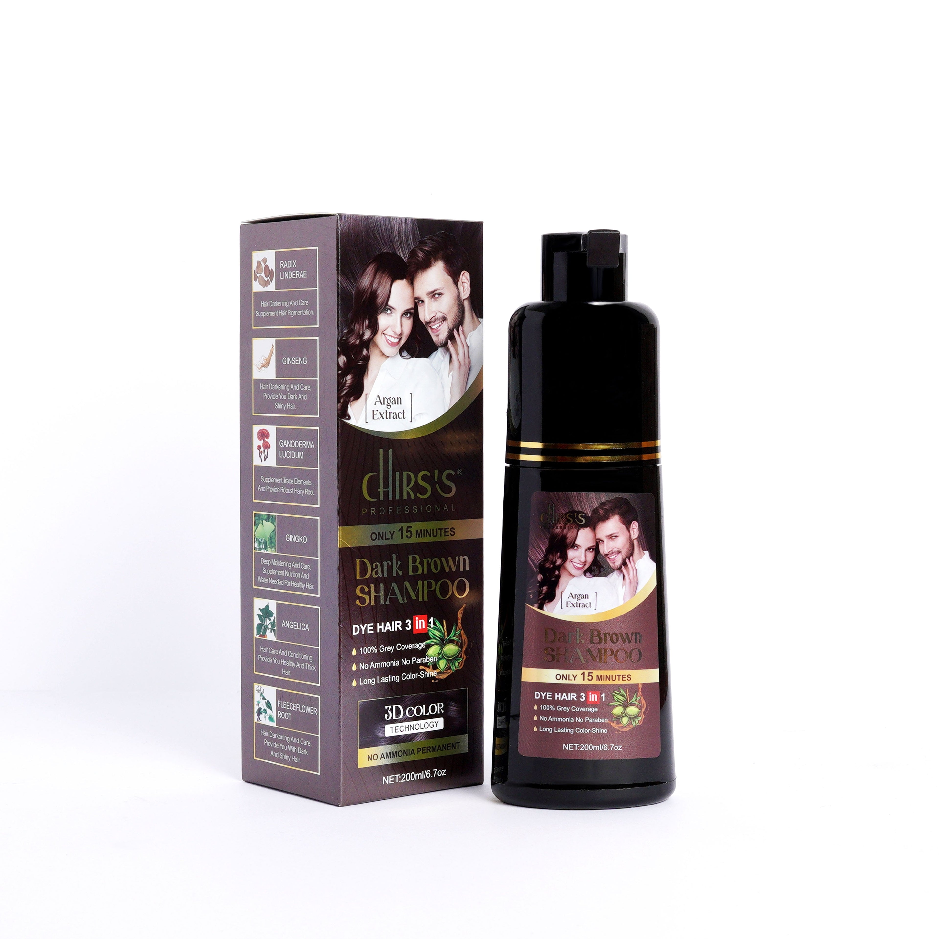 Chirs's | Dark Brown Shampoo | 200ml | Best Price in Pakistan original skincare product Pakistan