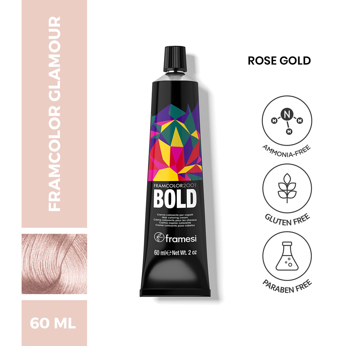 Framesi | FramColor Bold | Rose Gold | Best Price in Pakistan original skincare product Pakistan