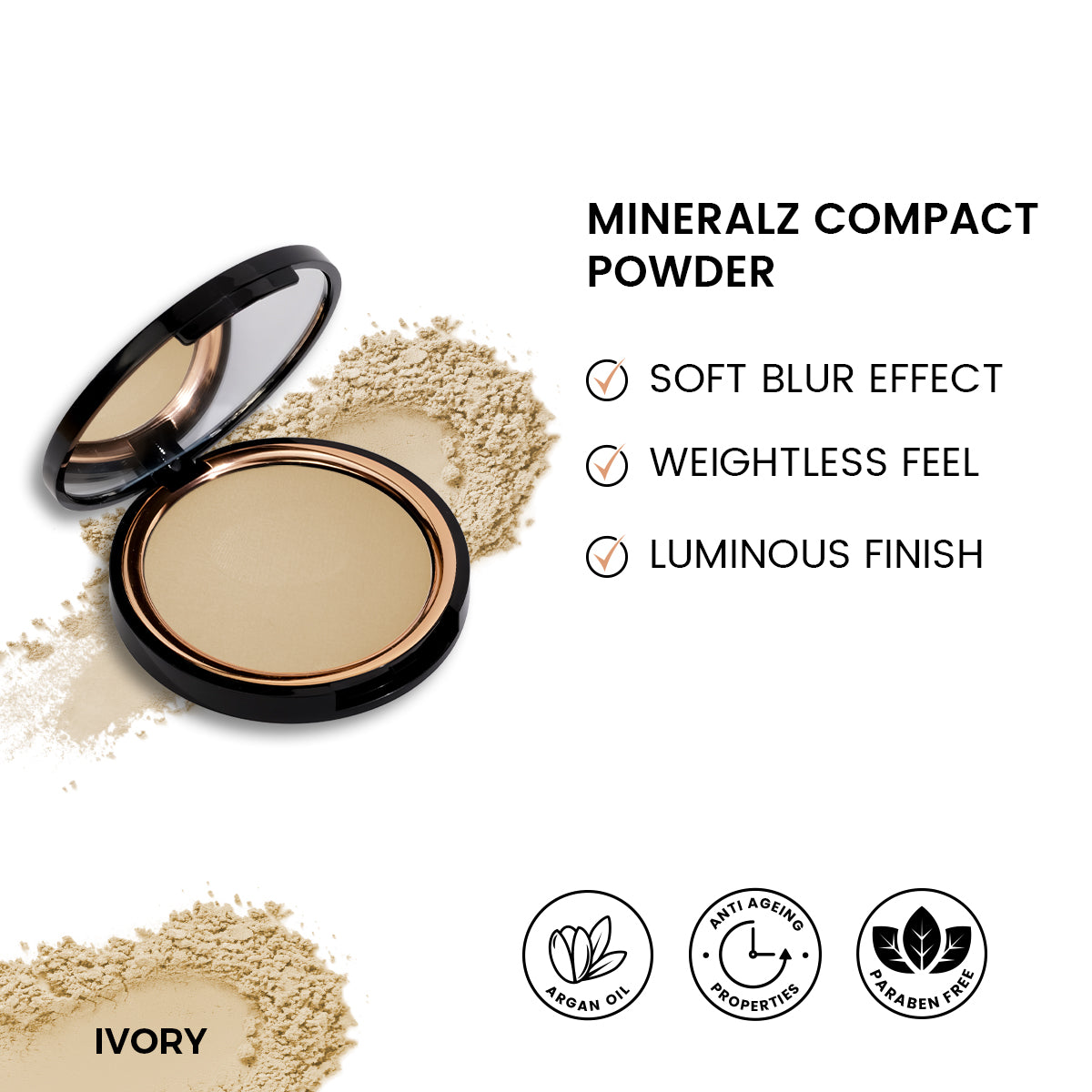 ST London | Mineralz Compact Powder | Best Price in Pakistan original skincare product Pakistan مرکزی تصویر