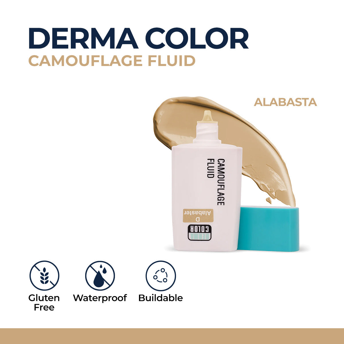 Kryolan | Derma Color Camouflage Fluid | Best Price in Pakistan original skincare product Pakistan مرکزی تصویر