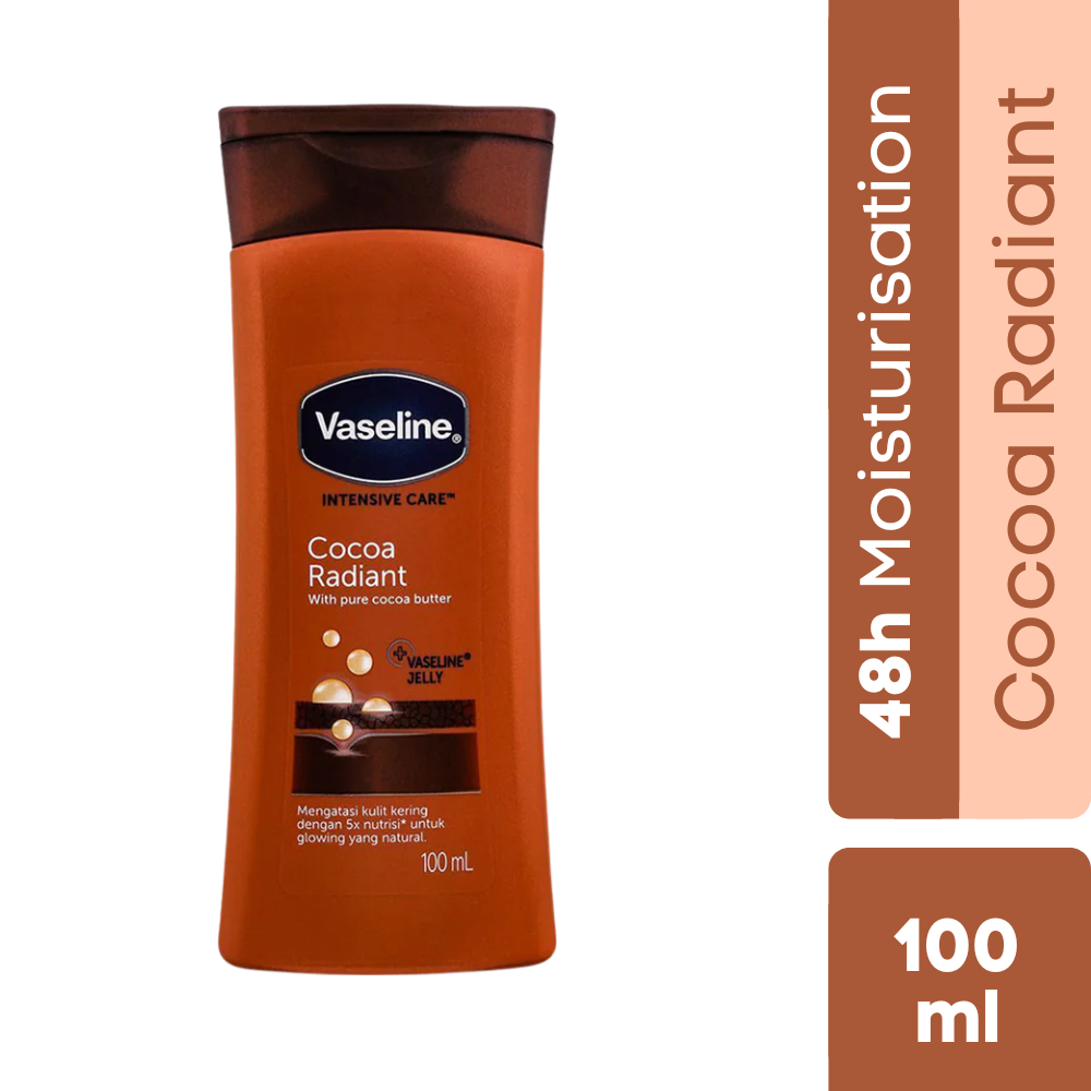 Vaseline Cocoa Radiant Glow Lotion | 100ml | Best Price in Pakistan original skincare product Pakistan مرکزی تصویر
