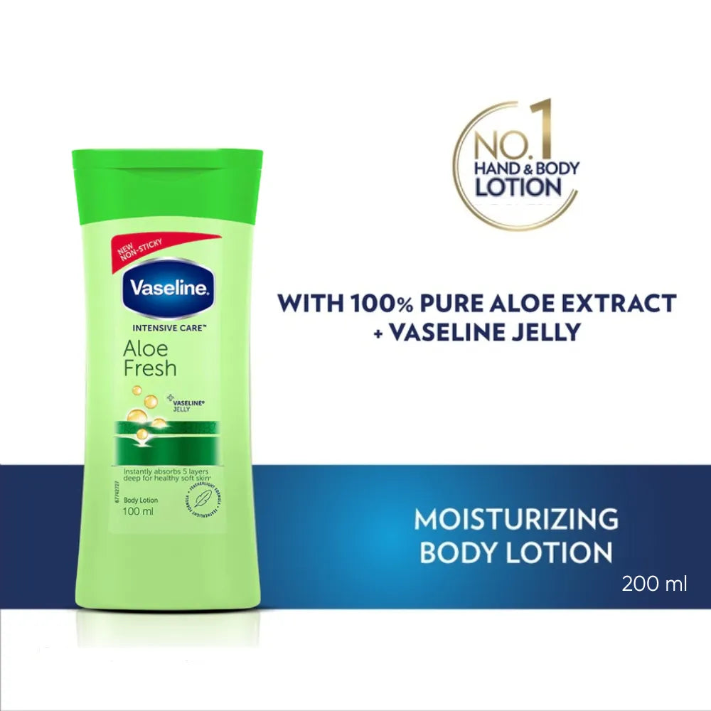 Vaseline Lotion Aloe Soothe 200ml | Best Price in Pakistan original skincare product Pakistan Main image