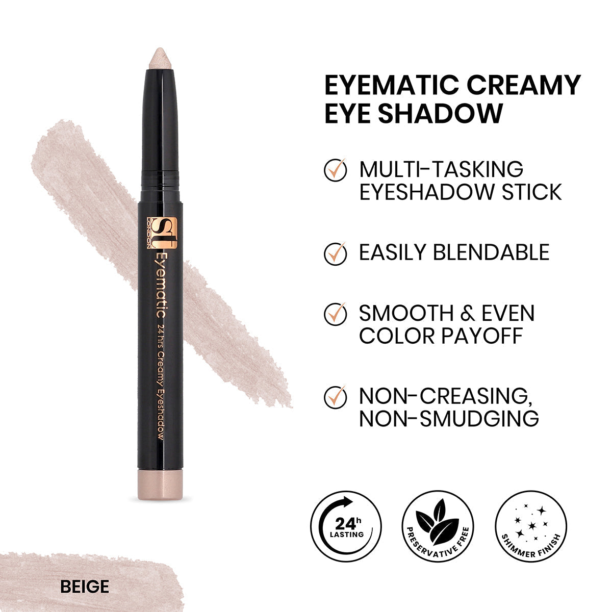 ST London | Eyematic Creamy Eye Shadow | Best Price in Pakistan original skincare product Pakistan