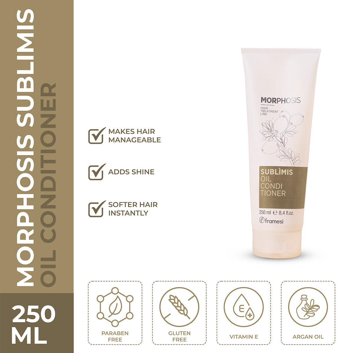 Framesi | Morphosis Sublimis Oil Conditioner 250 ml | Best Price in Pakistan original skincare product Pakistan