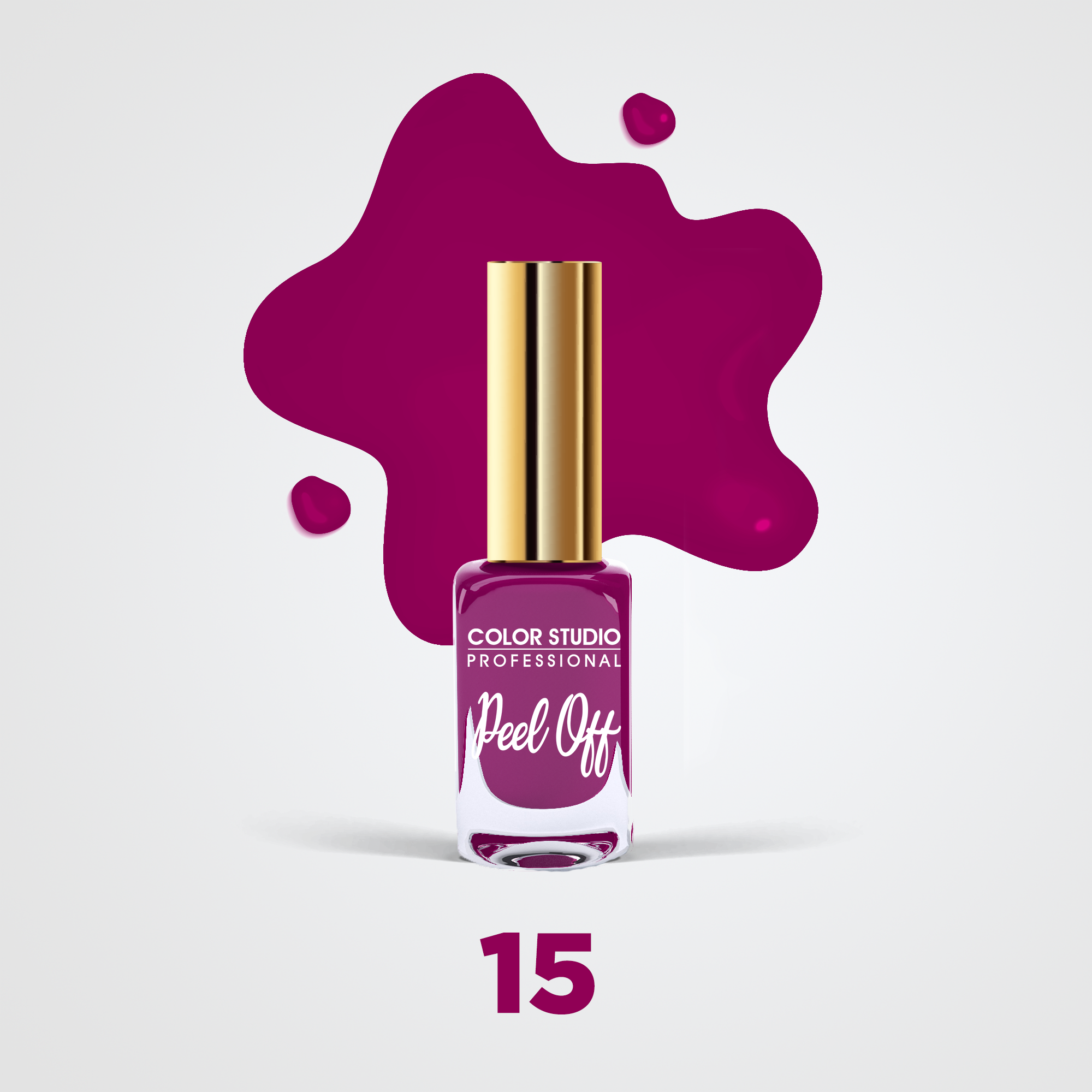 Color Studio | 15 Crush- Peel Off Nail Colors | Water Based Nail Polish | Best Price in Pakistan original skincare product Pakistan مرکزی تصویر