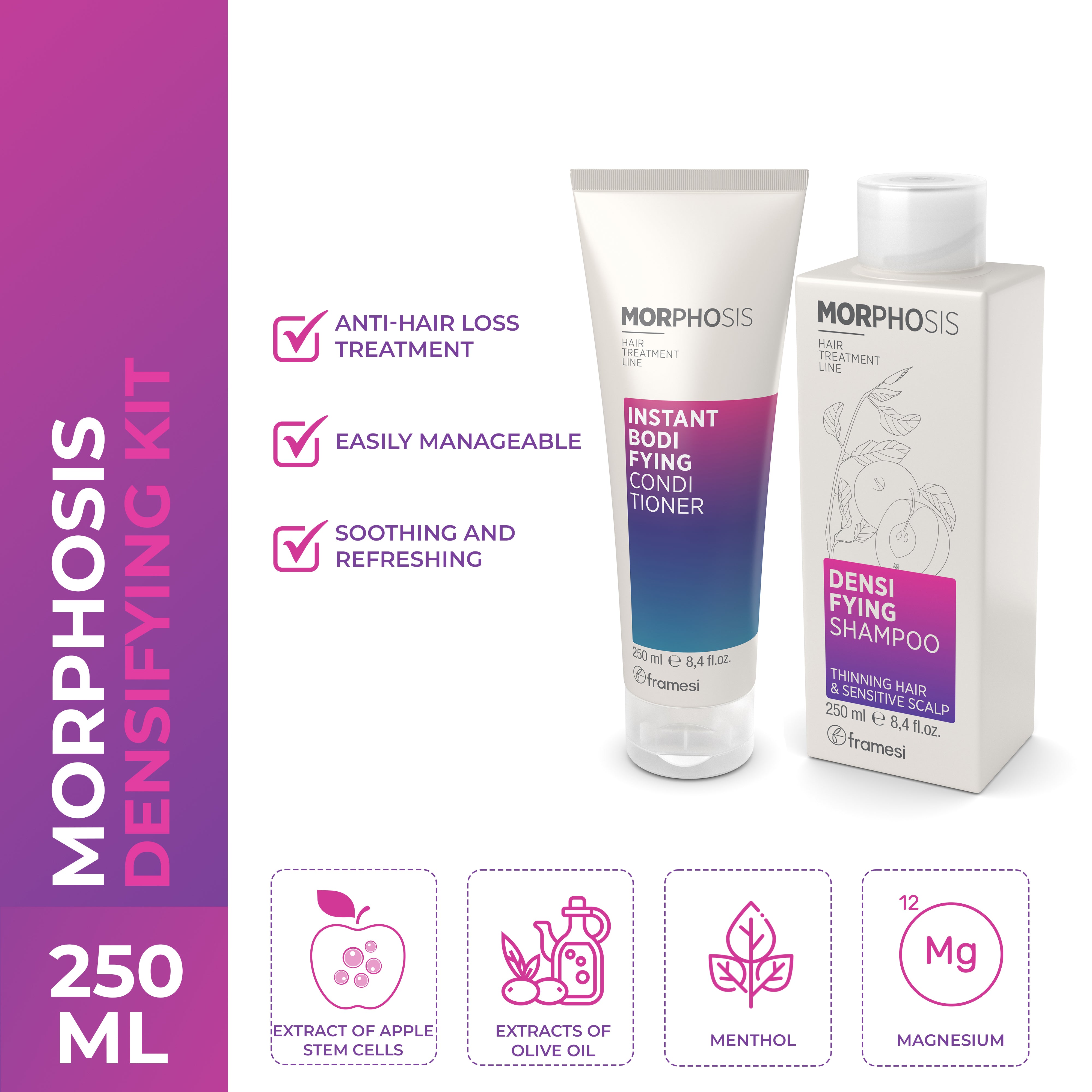 Framesi | Morphosis Densifying Kit 250 ml | Best Price in Pakistan original skincare product Pakistan مرکزی تصویر