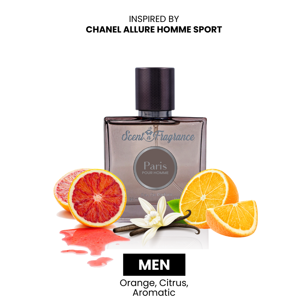 Paris Inspired By Chanel Allure Homme Sport | Men | 50ml | Best Price in Pakistan original skincare product Pakistan Main image