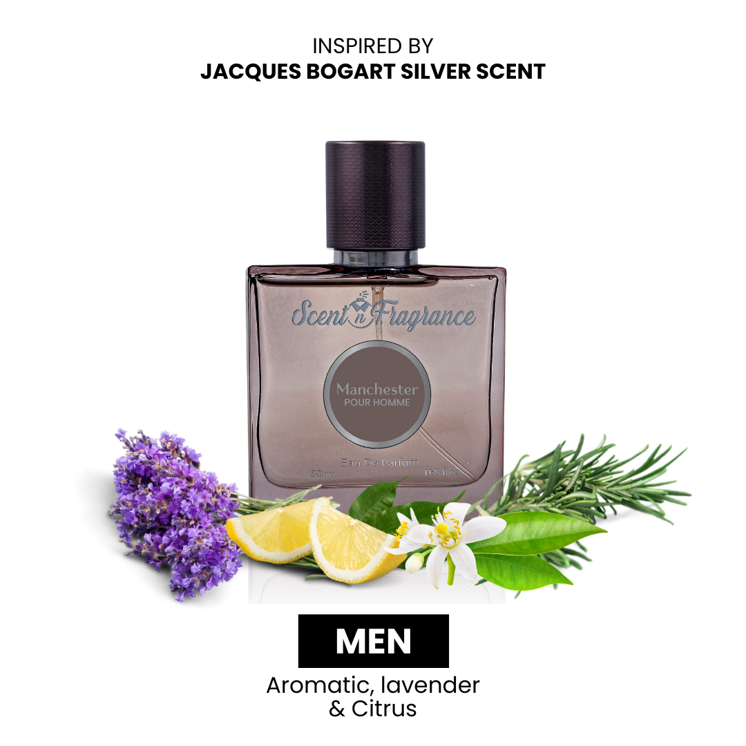 Manchester Inspired By Jacques Bogart |  Silver Scent | Men | 50ml | Best Price in Pakistan original skincare product Pakistan