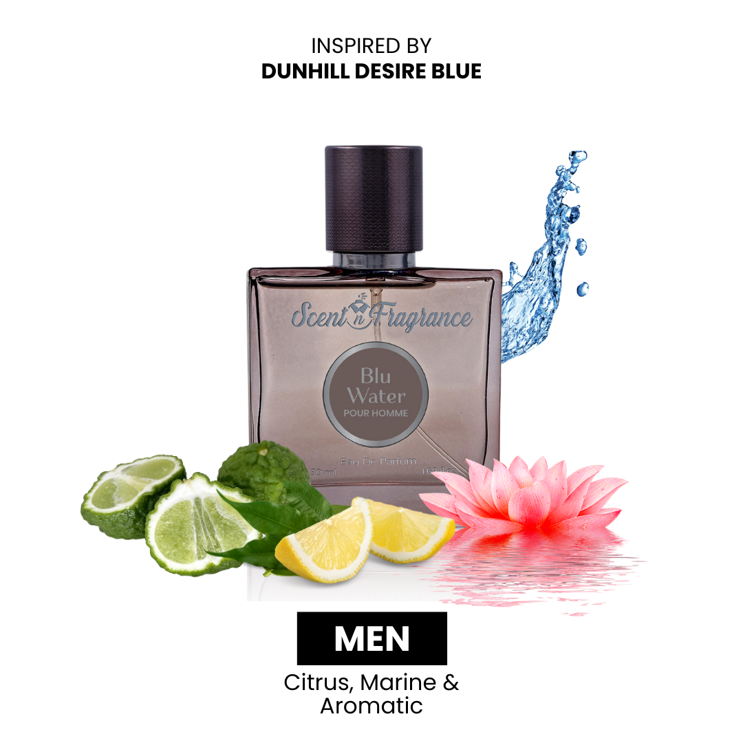 Blu Water Inspired By Dunhill Desire Blue | Men | 50ml | Best Price in Pakistan original skincare product Pakistan