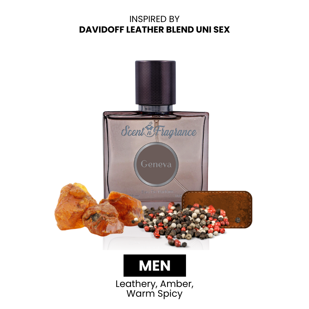 Geneva Inspired By Davidoff Leather Blend | For Unisex | 50ml | Best Price in Pakistan original skincare product Pakistan