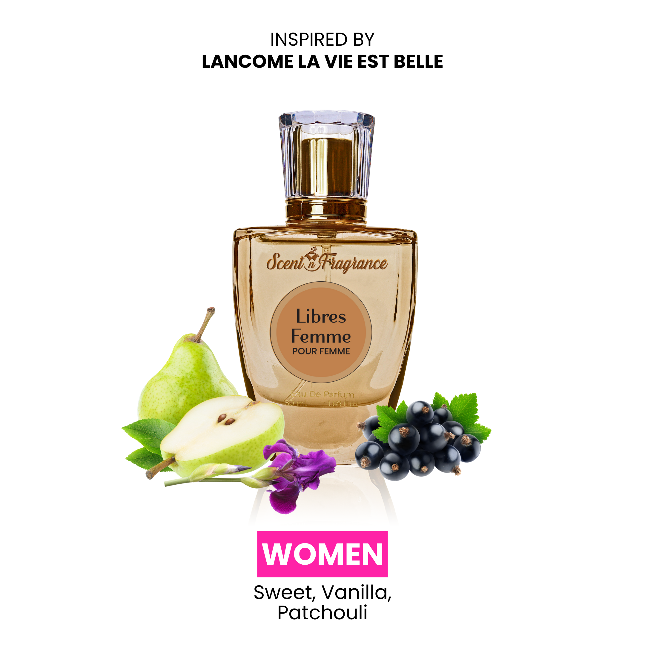 Libres Femme Inspired By Lancome La Vie Est Belle | Women | 50ml | Best Price in Pakistan original skincare product Pakistan