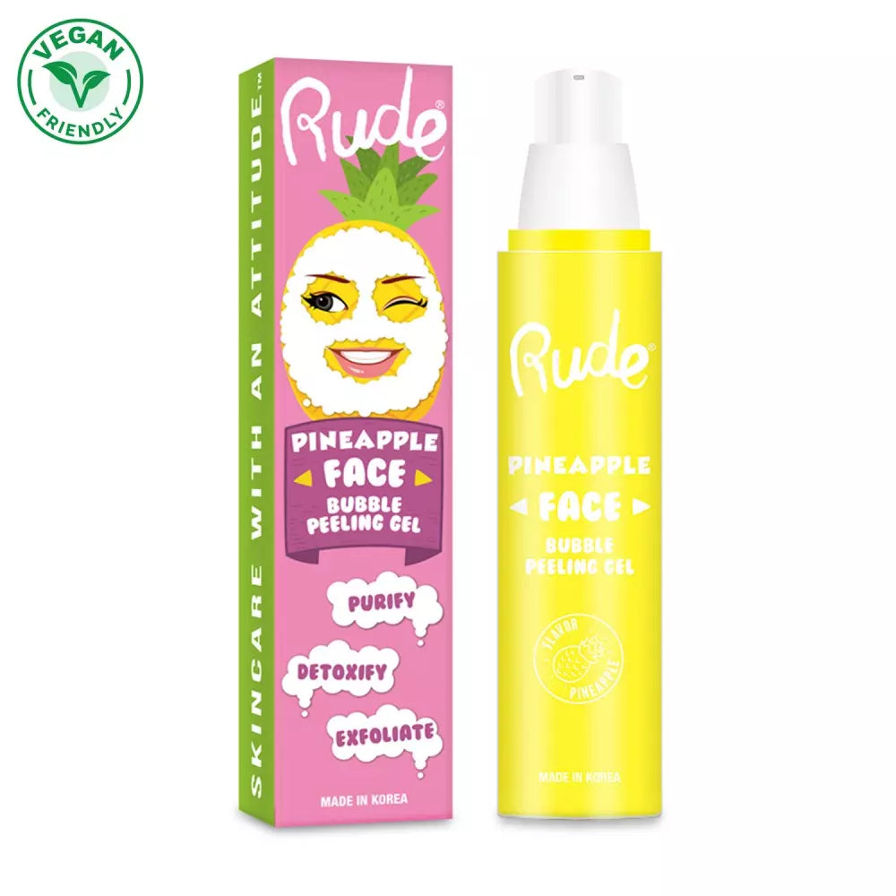 Rude Pineapple Bubble Peeling Gel | Best Price in Pakistan original skincare product Pakistan Main image
