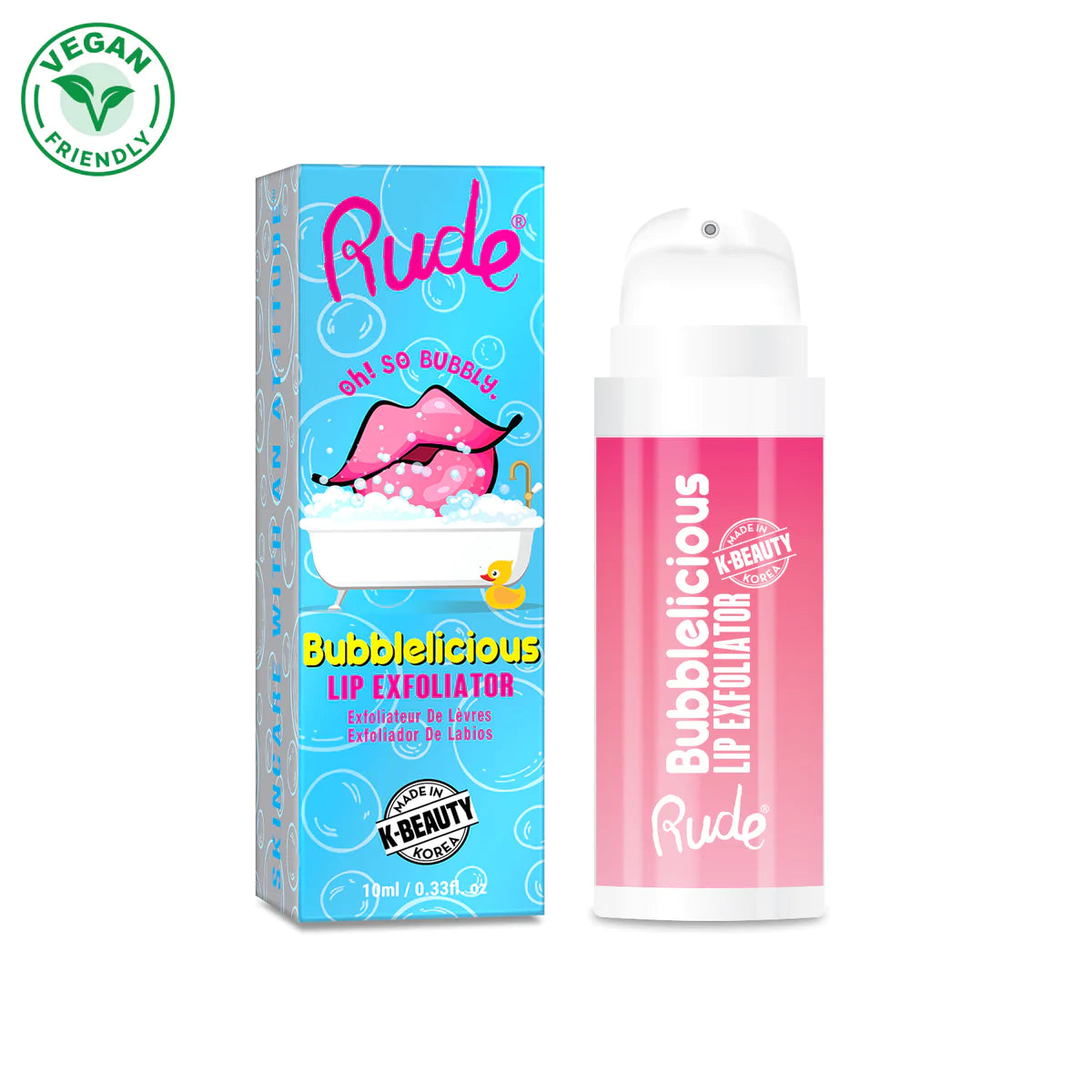Rude Bubblelicious Lip Exfoliator | Best Price in Pakistan original skincare product Pakistan Main image