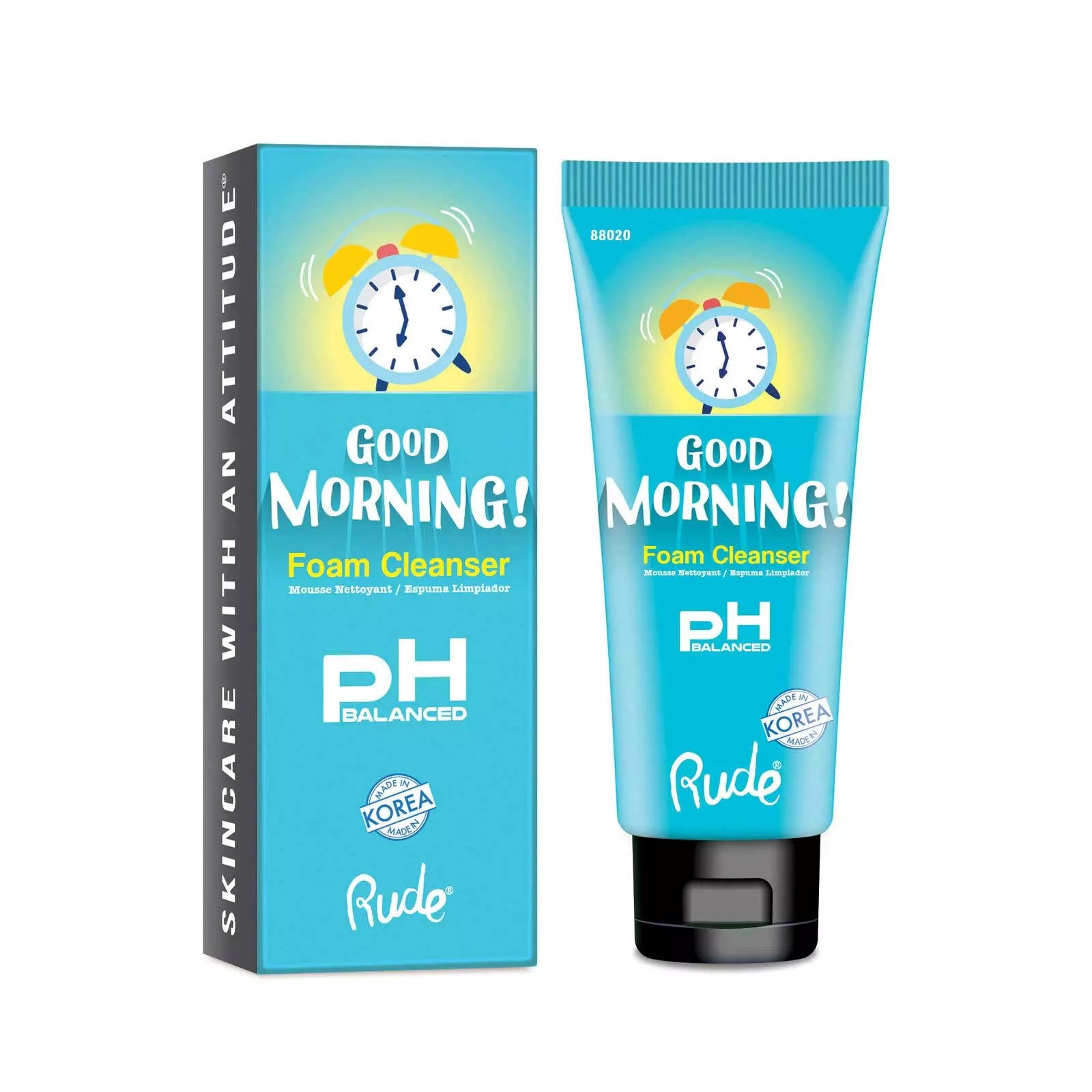 Rude Good Morning Foam Cleanser | Best Price in Pakistan original skincare product Pakistan Main image