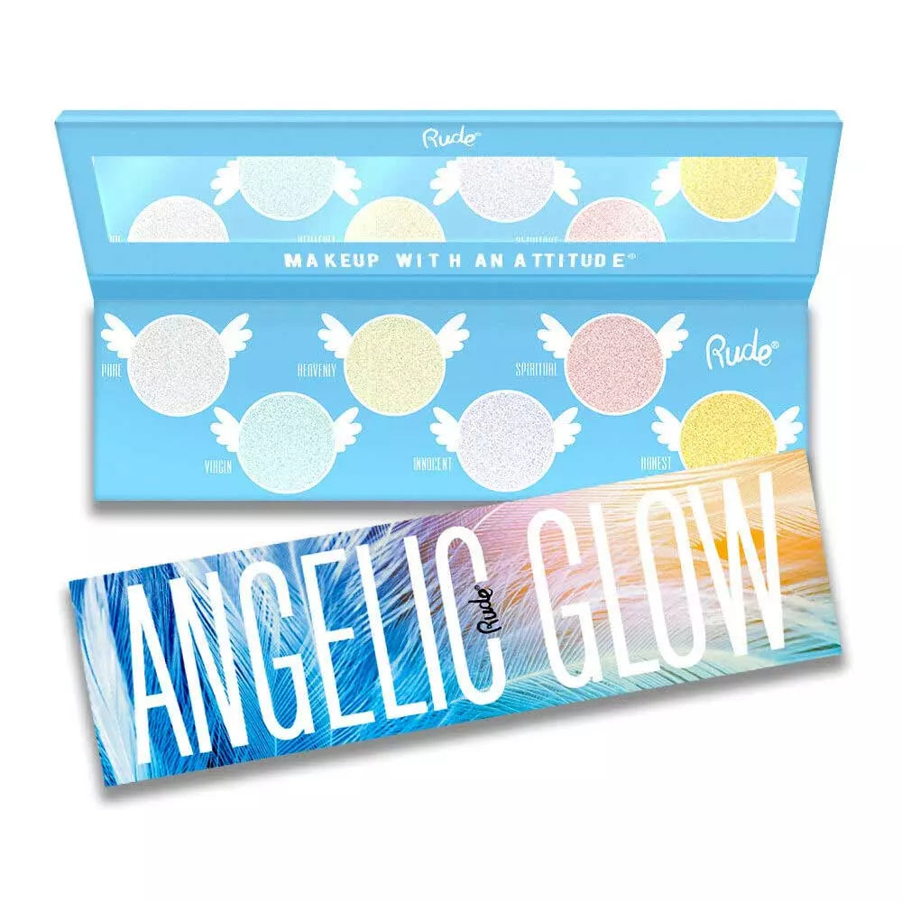Rude Angelic Glow Highlighter + Eyeshadow | Best Price in Pakistan original skincare product Pakistan