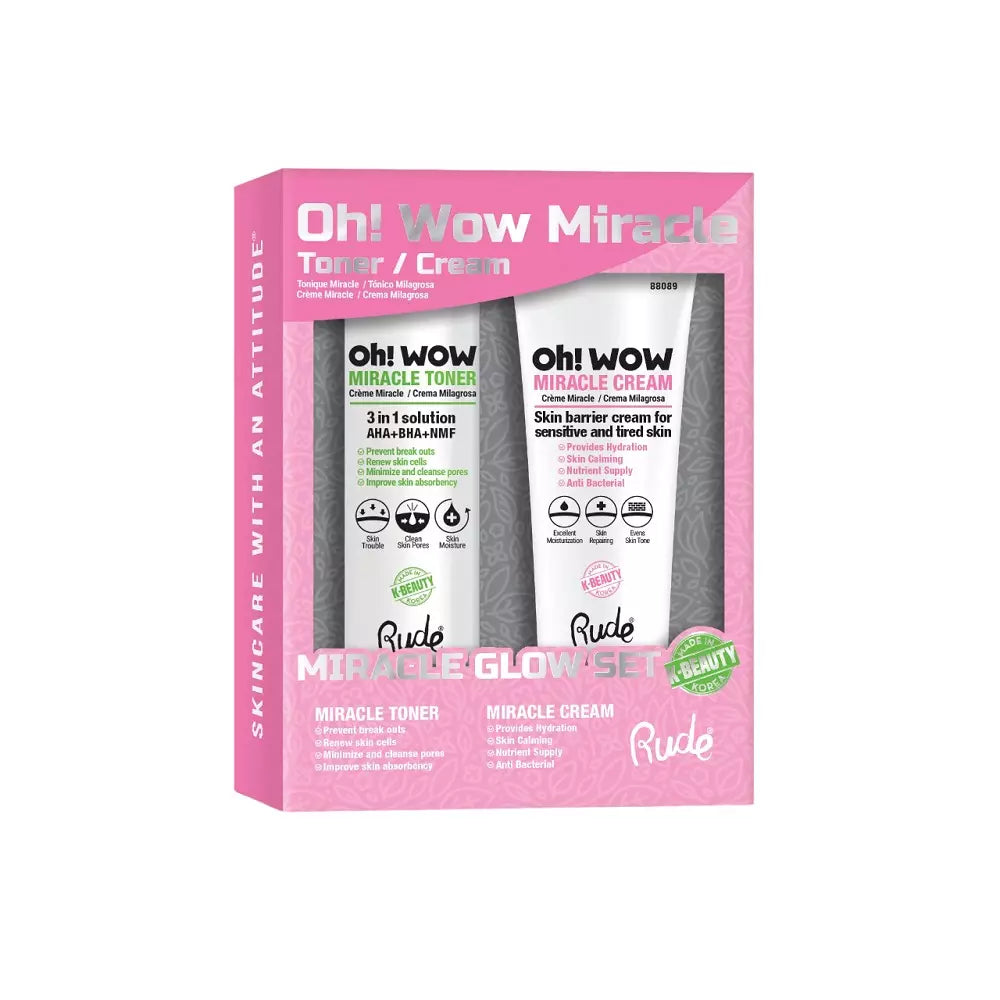 Rude Oh Wow! Miracle | Miracle Glow Set | Best Price in Pakistan original skincare product Pakistan مرکزی تصویر