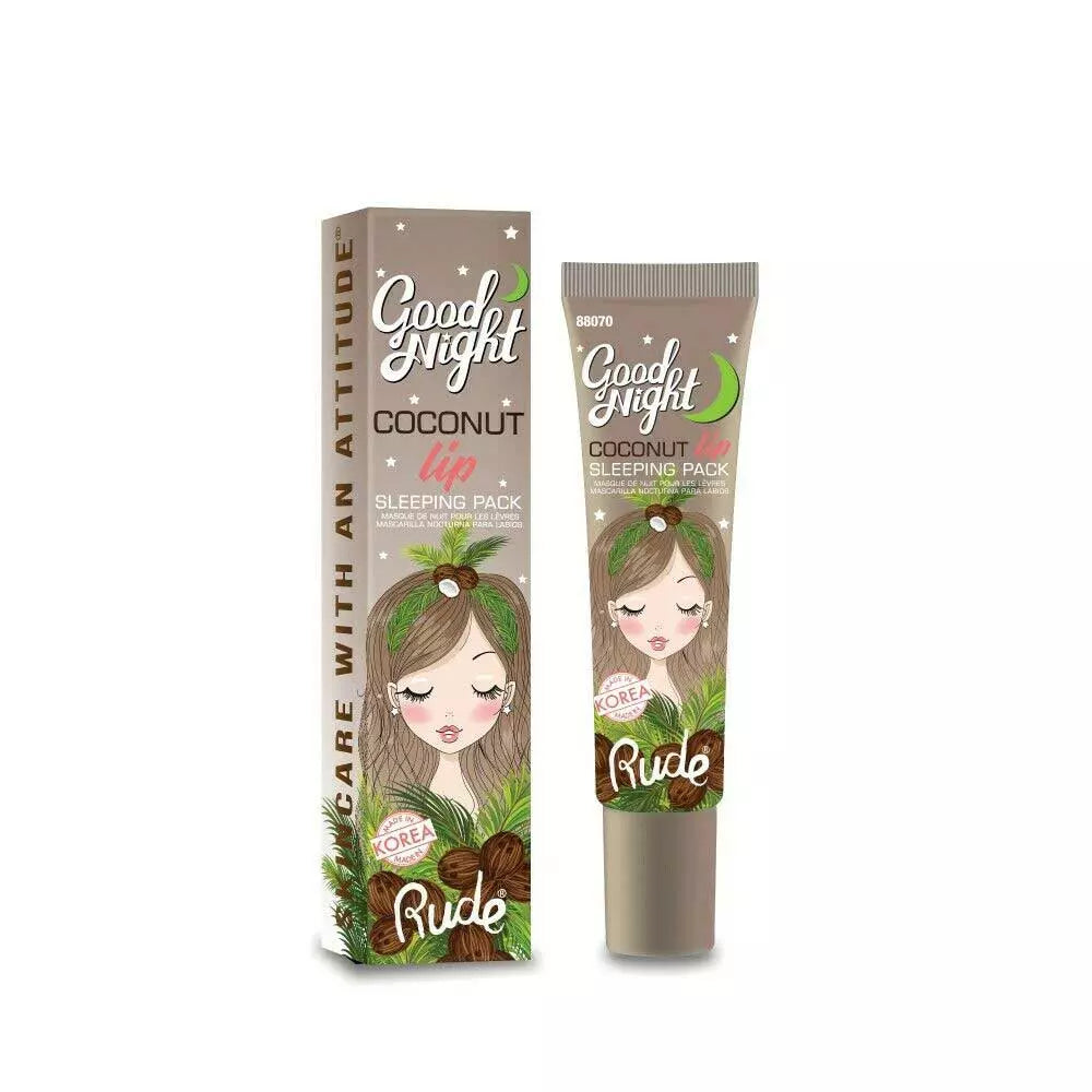 Rude Good Night Coconut Lip Sleeping Pack | Best Price in Pakistan original skincare product Pakistan