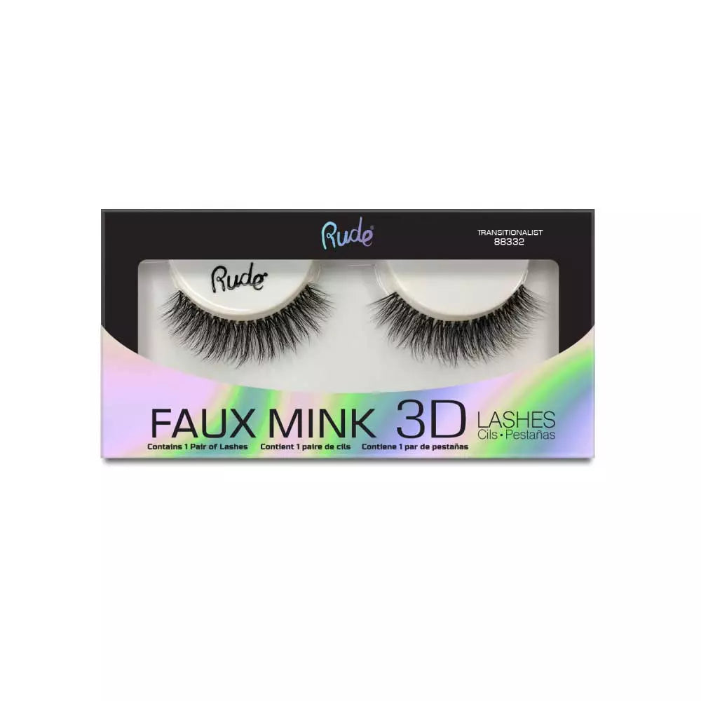 Rude Faux Mink 3D Lashes | Transitionalist | Best Price in Pakistan original skincare product Pakistan Main image
