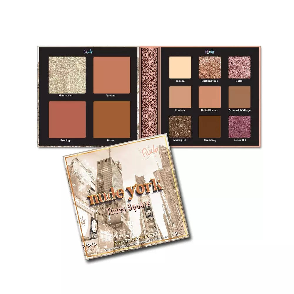 Rude Nude York Face & Eye Palette | Best Price in Pakistan original skincare product Pakistan