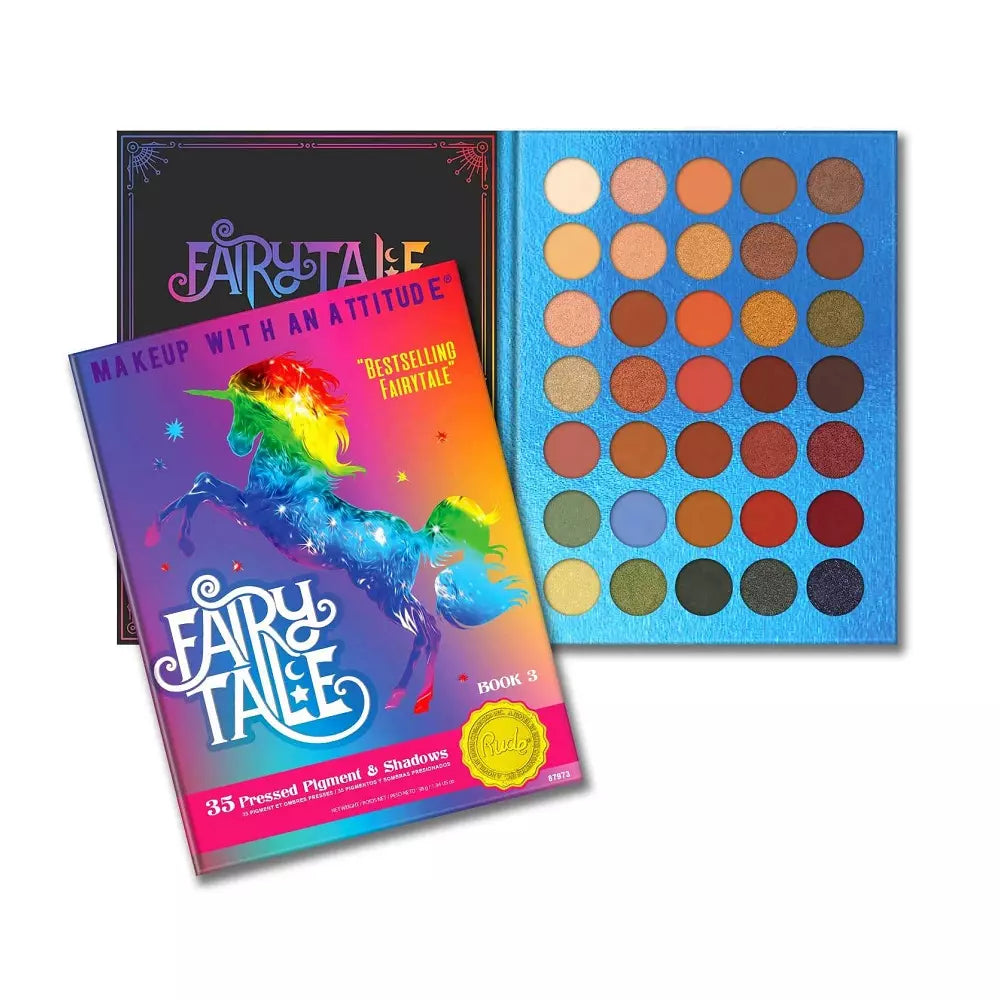 Rude Fairy Tales 35 Eyeshadow Palette Book 3 | Best Price in Pakistan original skincare product Pakistan