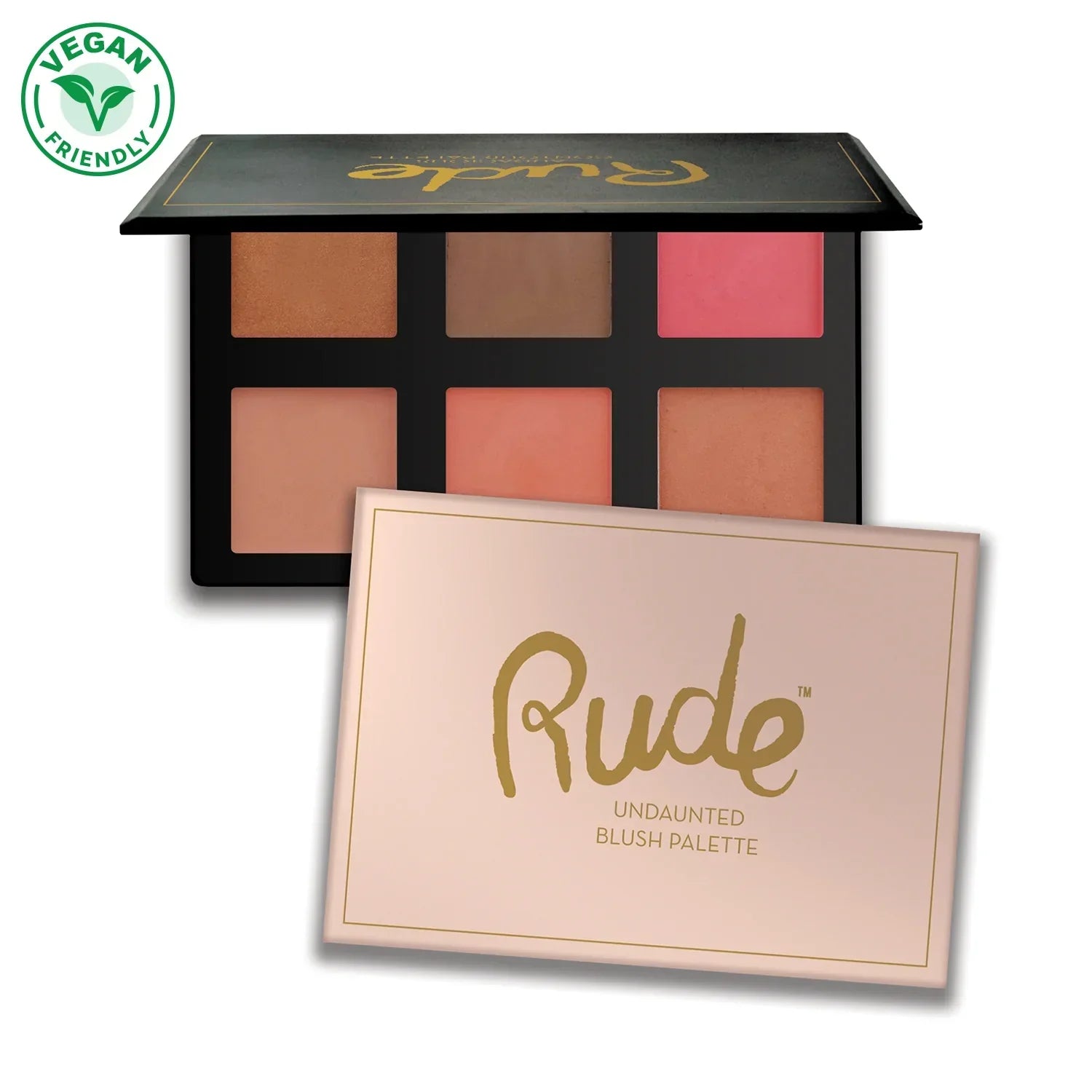 RUDE Undaunted Blush Palette | Best Price in Pakistan original skincare product Pakistan