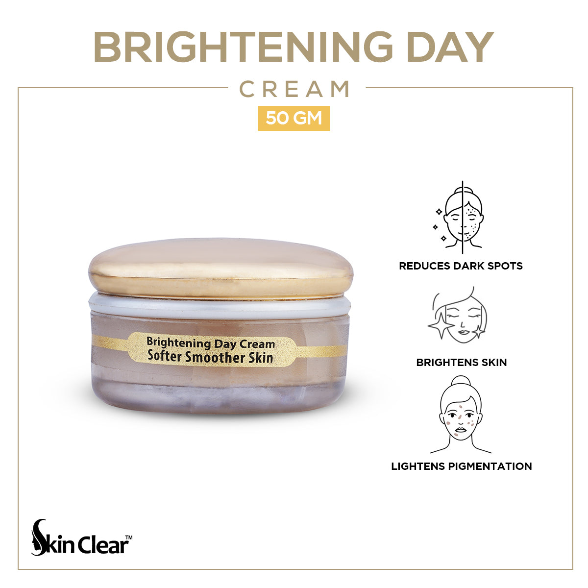 Skin Clear | Brightening Day Cream | 50gm | Best Price in Pakistan original skincare product Pakistan مرکزی تصویر