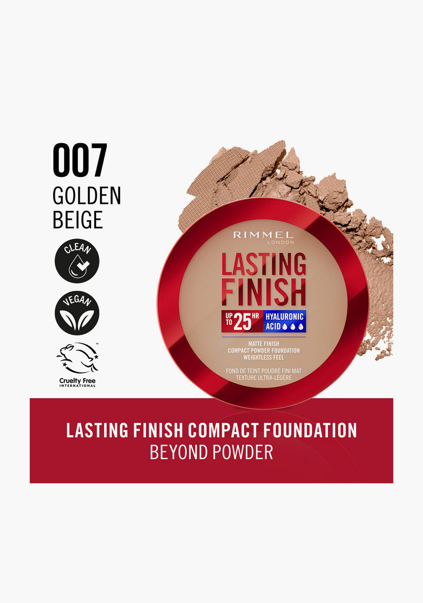Rimmel London | Lasting Finish Compact Powder Foundation | 007 Golden Beige | Best Price in Pakistan original skincare product Pakistan