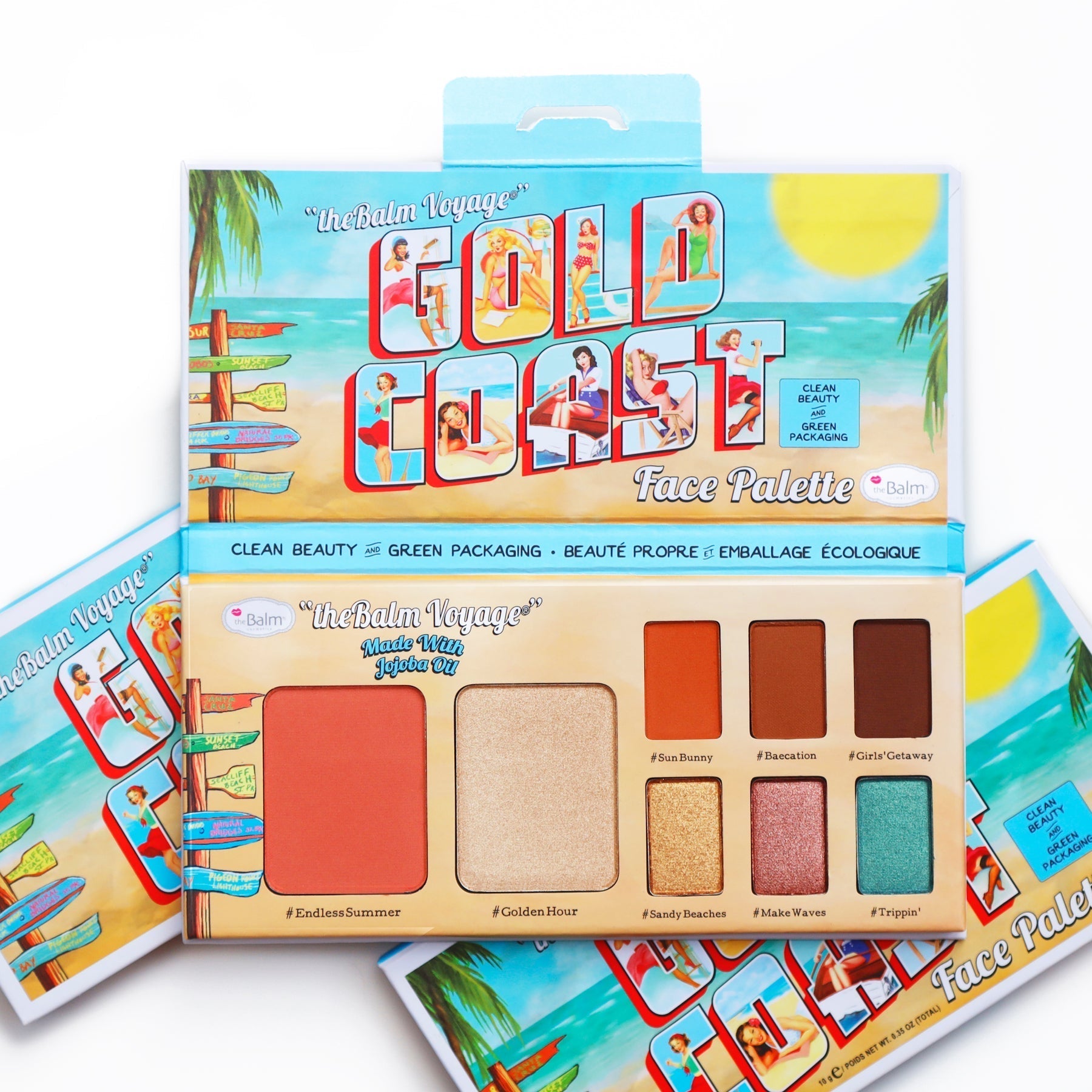 The Balm Gold Coast Face Palette | Model Roz x theBalm | Best Price in Pakistan original skincare product Pakistan Main image