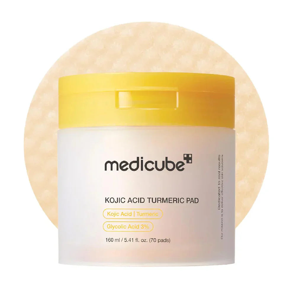 Medicube | Kojic Acid Turmeric Pad (70 Pads) | 160ml | Best Price in Pakistan original skincare product Pakistan Main image
